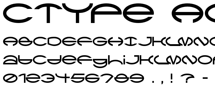 CType AOE font